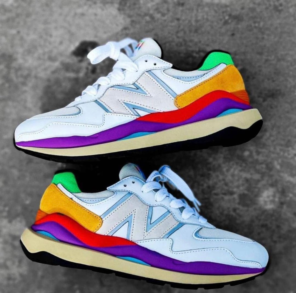 NEW BALANCE TRAINER WHITE MULTICOLOR