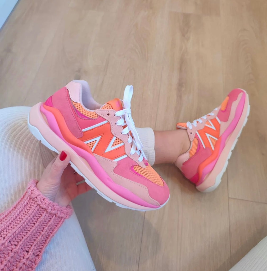 NEW BALANCE TRAINER PINK ORANGE