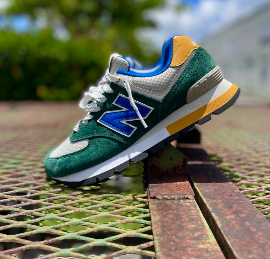 NEW BALANCE CLASSIC GREEN BLUE YELLOW